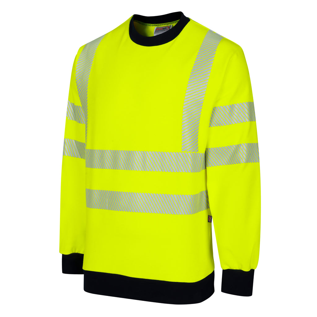 AFRAS35 Hi Vis Yellow FR ARC Sweatshirt
