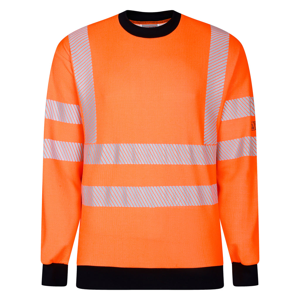 GFRAS17 High Visibility Orange FR & AS Sweatshirt