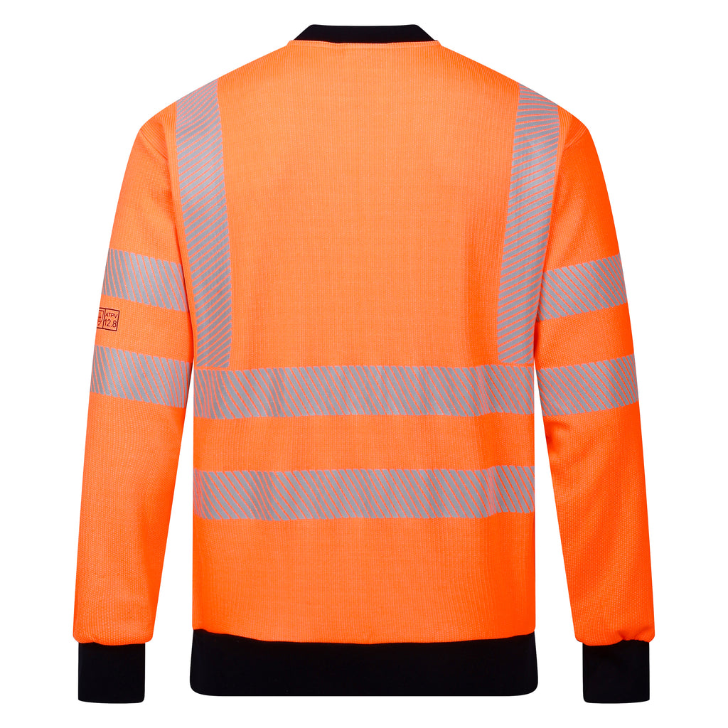 GFRAS17 High Visibility Orange FR & AS Sweatshirt