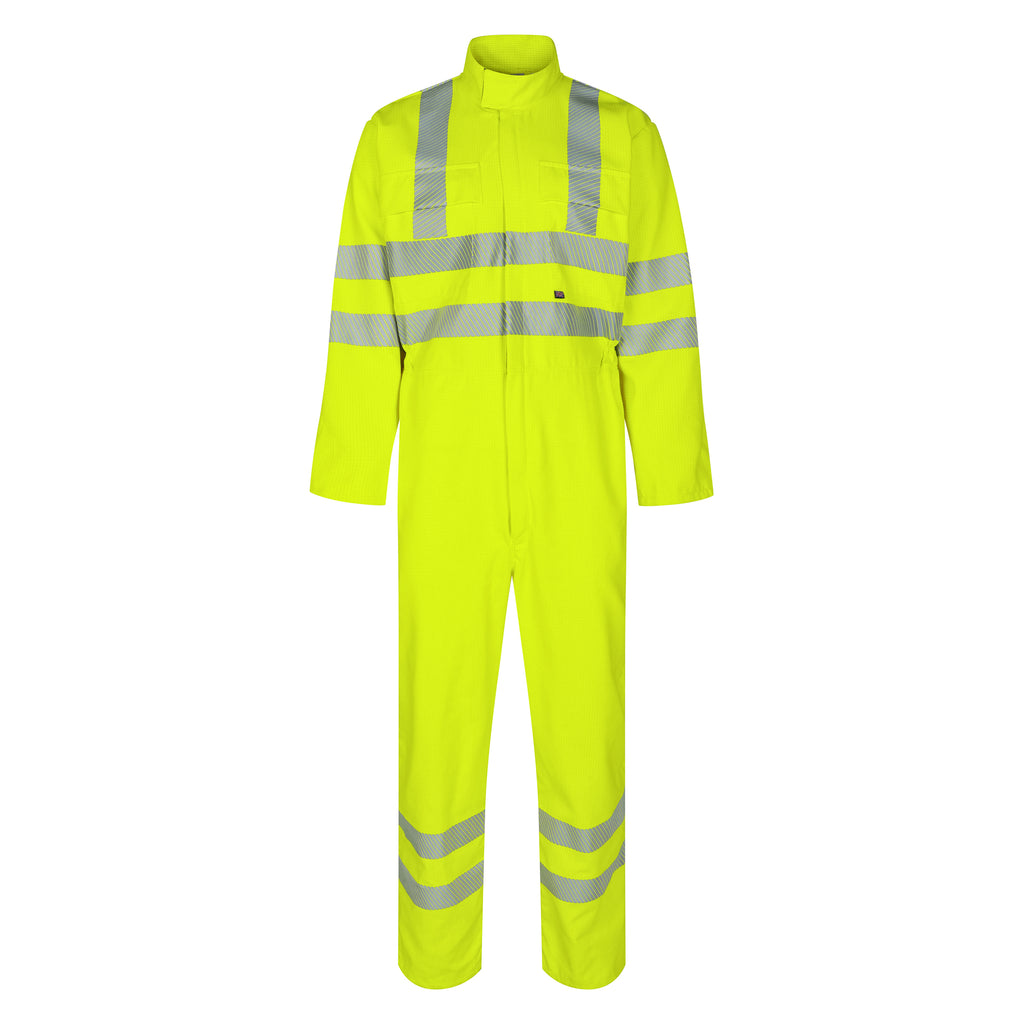 AFRAS64 Hi Vis Yellow FR & AS Arc Coverall
