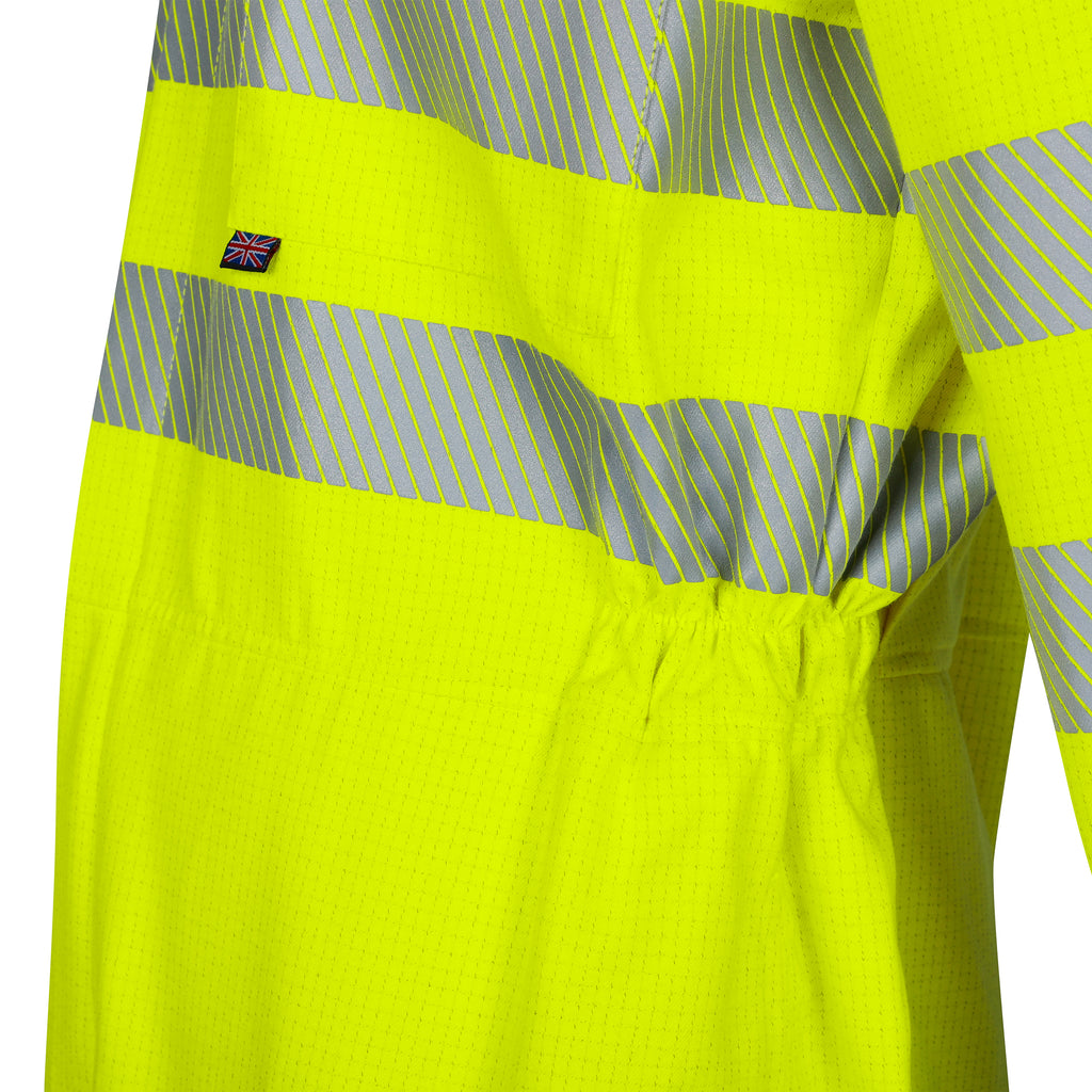 AFRAS64 Hi Vis Yellow FR & AS Arc Coverall