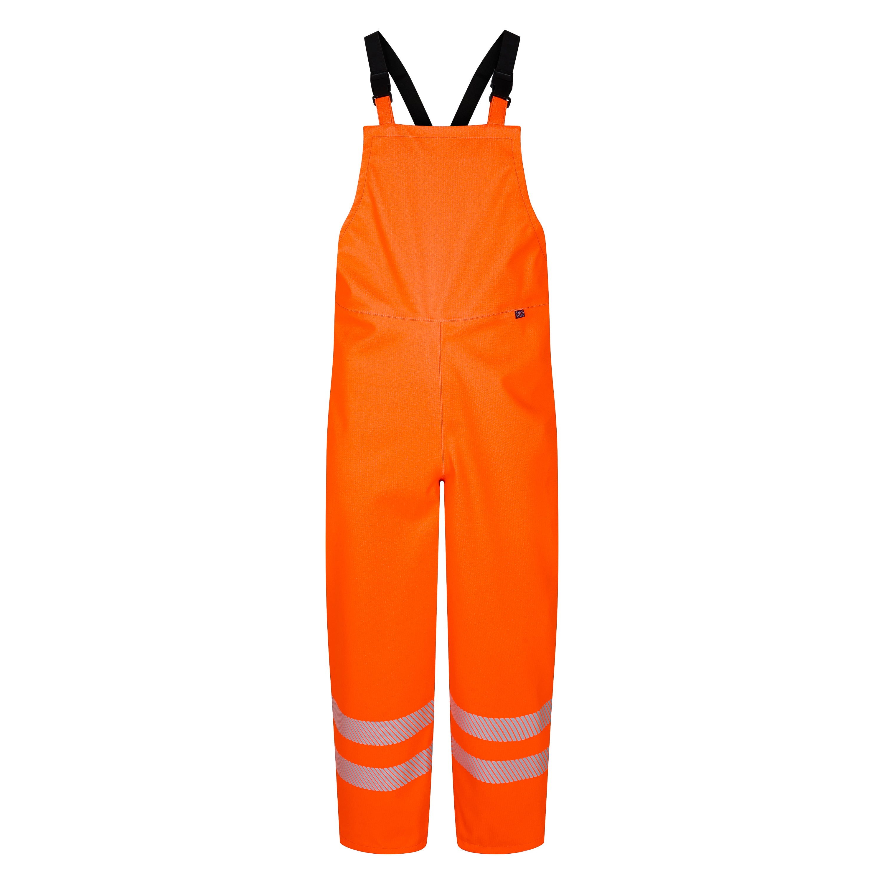 GFRAS21 High Vis Orange FR & AS Waterproof Salopettes