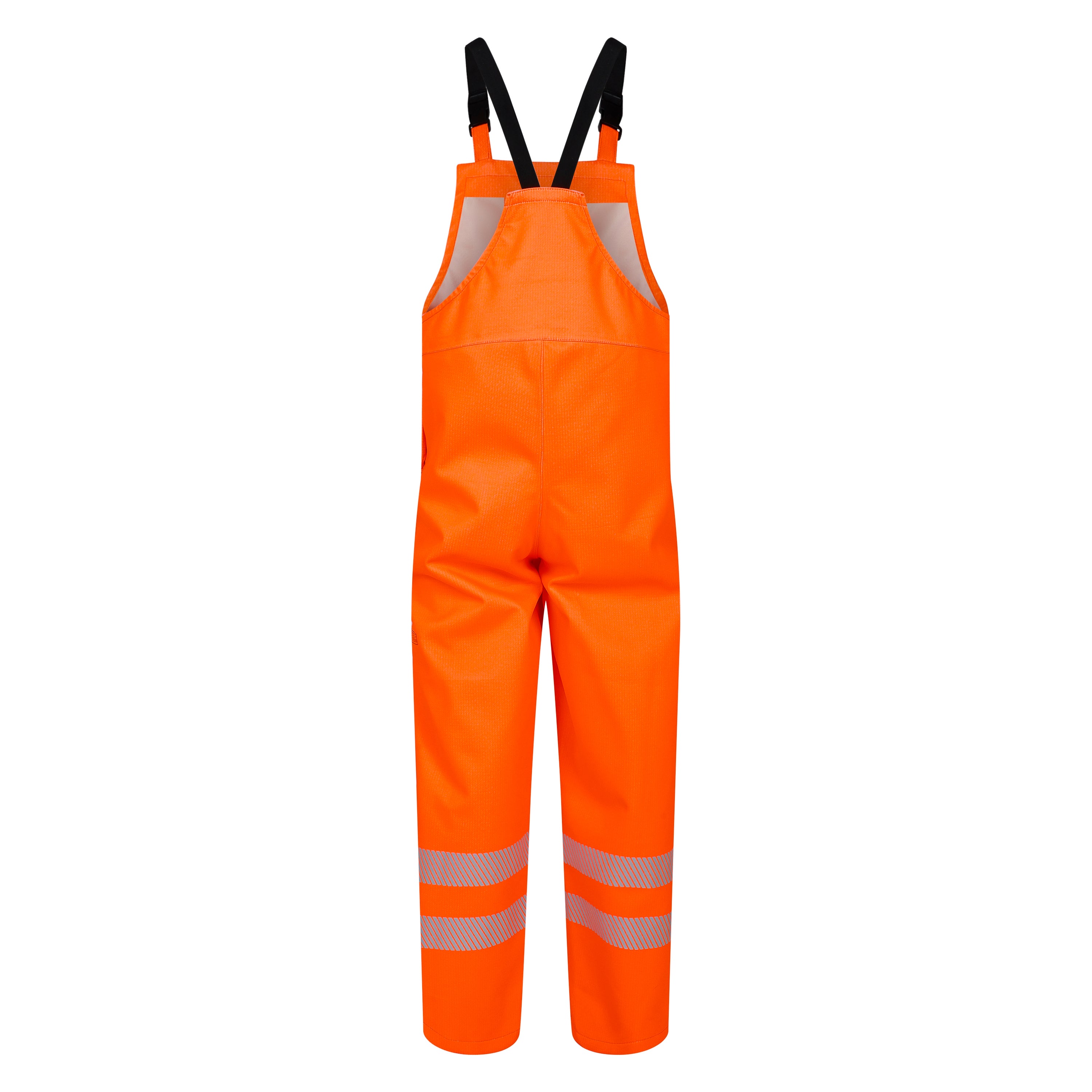 GFRAS21 High Vis Orange FR & AS Waterproof Salopettes